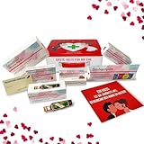 Hochzeitsgeschenk | Erste Hilfe Set für die Ehe, witziger Sanikasten | 9-teilig | Geschenk-Box zur Hochzeit / Valentinstag