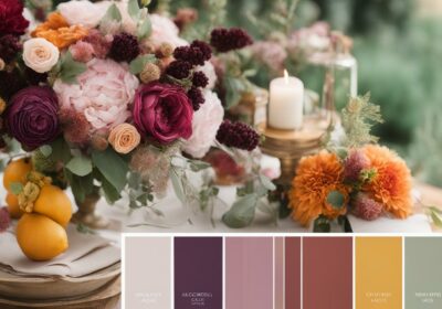 Inspirierende Hochzeitsfarbpaletten für jede Jahreszeit